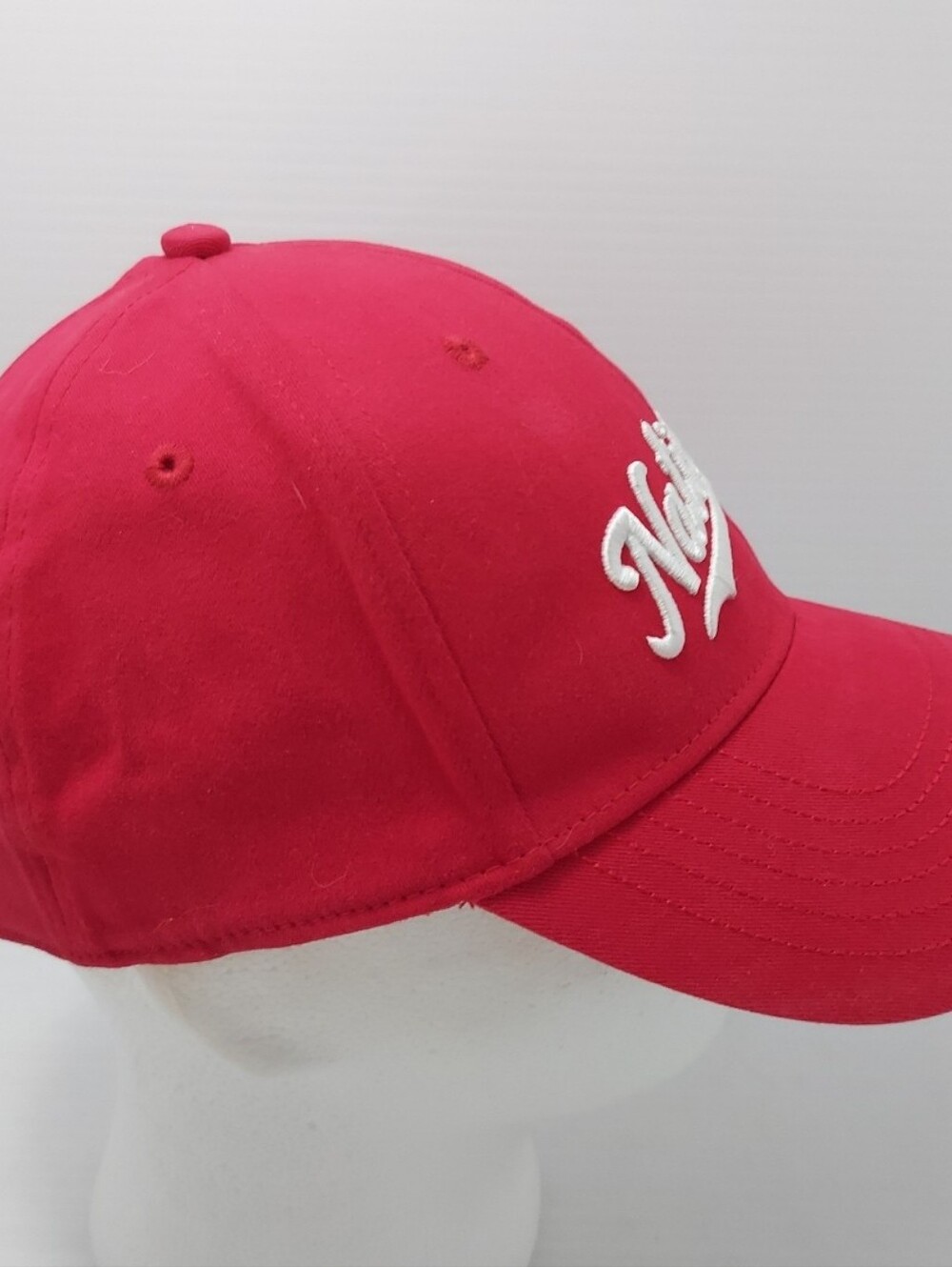 Red "Nationals" Script Baseball Cap - Picture 4 of 13
